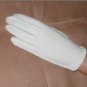 Vintage 1940's Beaded White Cotton Gloves