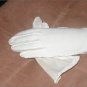 Vintage 1940's Beaded White Cotton Gloves