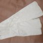 GORGEOUS vintage 1940's Off-White French Kid Leather Formal Gloves w/ cutouts