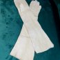 Vintage 1940's White Kid Leather Formal Gloves