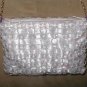 Vintage LILAC Beaded Evening Bag Purse