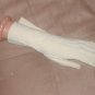 Vintage 1940's butter color Cotton Dress Gloves by Lovette