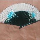 Vintage 1950's Japanese Hand Painted Silk Folding Fan