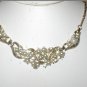 Vintage 1950's MONET Pearl & Rhinestone Necklace