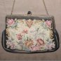 Antique 1930's Needlepoint Petit-Point Tapestry Evening Purse