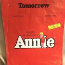 ORGAN Sheet Music "TOMORROW" from Broadway Musical; Annie
