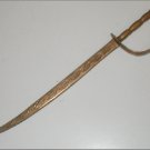 Antique Brass Sword, Letter Opener circa 1930's