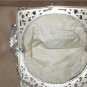 Vintage 1930's WHITING & DAVIS Silver Metal Mesh Purse with Filigree Frame