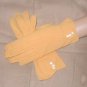 Vintage 1940's Marigold color Cotton Dress Gloves by Van Raalte