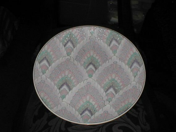 Large Vintage MACAU Decorative Plate