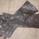 1960's Vintage TAUPE French Kid Leather long Formal Gloves