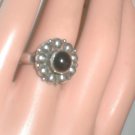 Vintage Sterling Silver with Black Onyx Ring