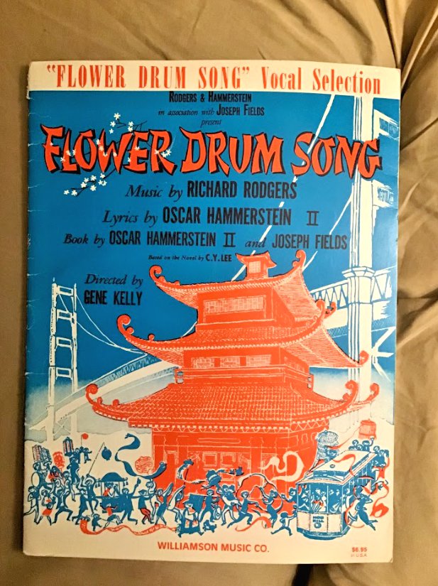 RARE Music Songbook from FLOWER DRUM SONG  piano / vocal selections