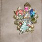 Vintage Rhinestone "Parrot" Dress Clip