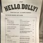 RARE Music Songbook from HELLO DOLLY vocal selections