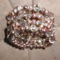 Swarovski Bronze and Gold Crystal Bracelet