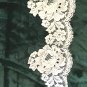 Vintage 1960's White French Chantilly Lace Border