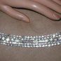 Vintage 1950's WIDE Rhinestone Bracelet