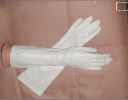 Vintage 1950's Ivory Long Gloves by TILDY