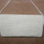 Vintage 1960's White Pearl Beaded Evening Bag by Ron Soir