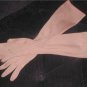 Vintage 1950's Coco-Brown Long Dress Gloves