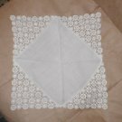 Vintage 1960's Lace Bridal Wedding Handkerchief