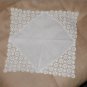 Vintage 1960's Lace Bridal Wedding Handkerchief