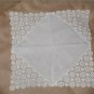 Vintage 1960's Lace Bridal Wedding Handkerchief
