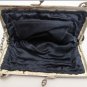 Antique 1910 Vintage black & silver Beaded Purse