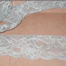 Vintage Gray Chantilly Lace Trim