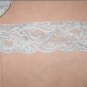 Vintage Gray Chantilly Lace Trim