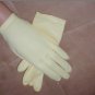 Vintage Yellow wrist length Dress Gloves