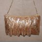 Gold Metal Mesh Evening Purse