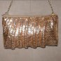 Gold Metal Mesh Evening Purse