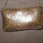 Gold Metal Mesh Evening Purse