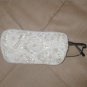 Vintage White Beaded Eyeglasses Case