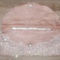 Vintage Tan color Beaded Clutch Purse