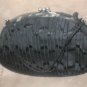 RARE circa1928 Black pleated Silk Evening Purse