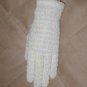 Vintage Light Ivory French hand knit Gloves