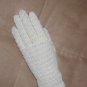 Vintage Light Ivory French hand knit Gloves