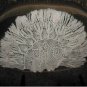 Vintage Ivory & Gold Shawl with Fringe