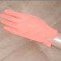 Vintage MELON color wrist length Dress Gloves