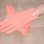 Vintage MELON color wrist length Dress Gloves
