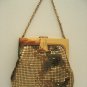 Vintage 1950's WHITING & DAVIS Gold Metal Mesh Purse