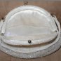 Vintage WHITE Beaded Evening Bag Purse circa 1930's