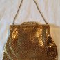 Vintage 1940's Gold Metal Mesh Evening Purse