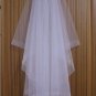 2-Layer Beaded Edge Bridal Veil