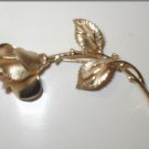 Vintage signed Pastelli ROSE Brooch