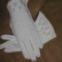 GORGEOUS Vintage 1940's White Beaded Bridal Gloves