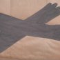 Vintage 1950's Taupe nylasuede Long Dress Gloves
